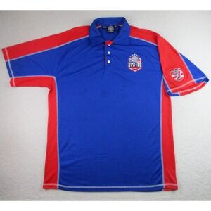 United States Rugby Shirt Polo Mens 3XL Blue‎ Red USA Sevens Polyester Sevens
